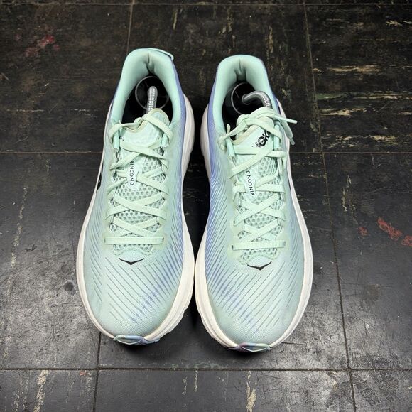 Hoka One One Rincon 3 Size 9B Womens Blue Running Sneakers (1119396 SOAB) - Picture 3 of 6